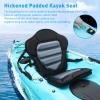 Kayak Seat Thickened Padded Kayak Seat Extra Thick Padded Sit-On-Top Canoe Seat Cushioned - 2 Pack Deluxe Fishing Boat Seat with Fixed D-Ring & Tie Down Pad Eyes and Screws for Kayaks Boats Canoes etc view 4