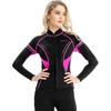 GoldFin Wetsuit Top Women, 2mm Wetsuits Jacket Long Sleeve Neoprene Tops for Water Aerobics Diving Surfing Swimming view 1