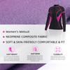 GoldFin Wetsuit Top Women, 2mm Wetsuits Jacket Long Sleeve Neoprene Tops for Water Aerobics Diving Surfing Swimming view 2