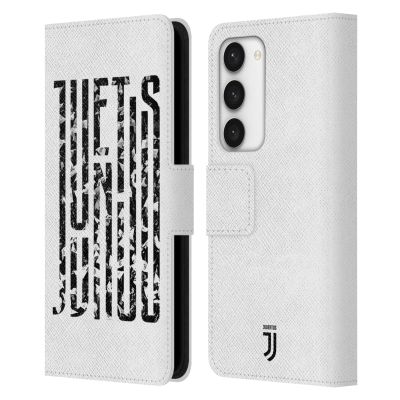 Head Case Designs Officially Licensed Juventus Football Club Fans Graphic Logo Leather Wallet Case Compatible with Samsung Galaxy S23 5G