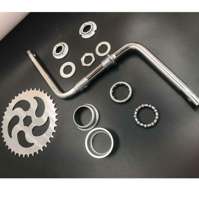 DONSP1986 One-Piece Crank 2'' Cup Wide Pedal Crank Kit -2 Stroke Motorized Bicycle