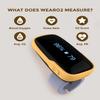 Vibeat Pulse Oximeter for 12 Hours Continuous Tracking, WearO2 Bluetooth Finger Oxygen Monitor, Notification of Low O2, Wearable Ring Blood Oxygen Meter, Free App & PDF Report view 2