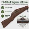 Flyfan 6 Pack 52 x 4.5in Gun Socks for Rifles and Shotguns, Brown and Black view 3
