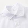 RUNQHUI 4 Piece Gentleman Suit Bow Tie Long Sleeve Dress Shirt + Vest + Pants Set Boys Clothing Set Light Blue 3-4 Years view 3