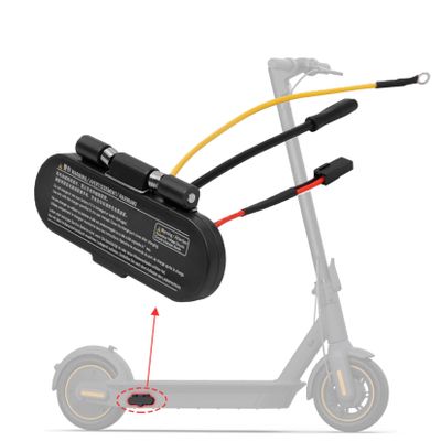 Felixstory Electric Scooter Charging Base Charging Port for Segway Ninebot Max G30P E-Scooter, PC Charging Dustproof Port Waterproof Cover Plug, Charging Connector Assembly Repair Accessories Part