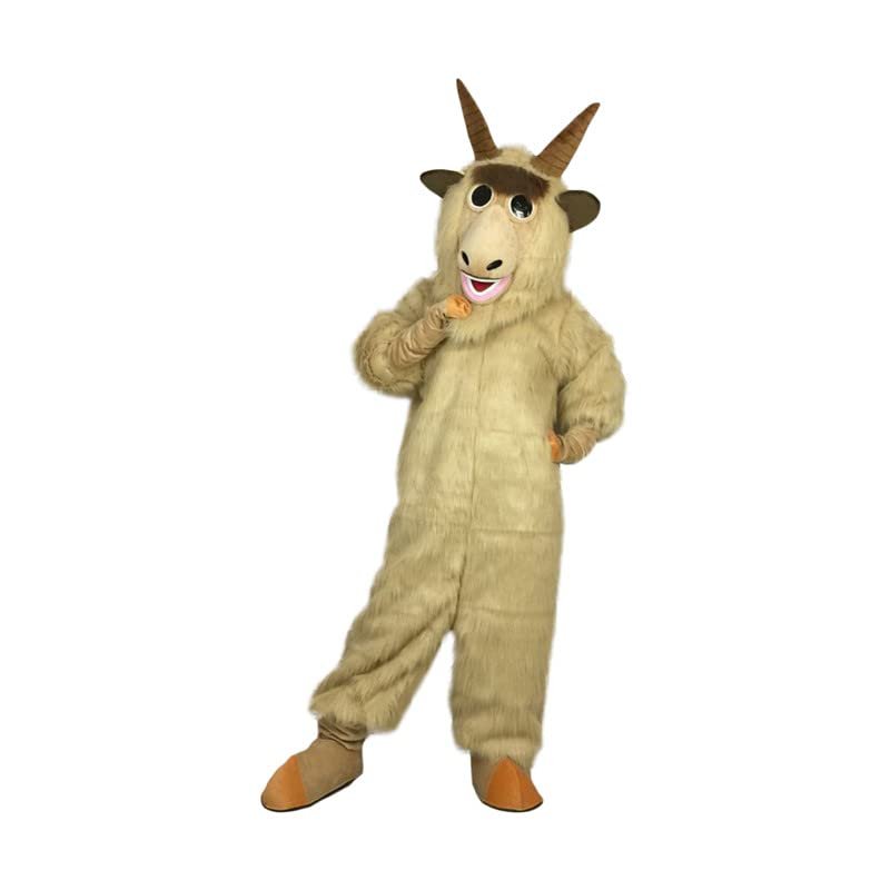 Brown Sheep Goat Cartoon Costume For Adult DesignMascot Cosplay
