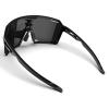 HAAYOT Sports Sunglasses for Men Women,Cycling Baseball Fishing Running Biking Glasses,UV Protection Black Silver view 3