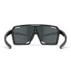 HAAYOT Sports Sunglasses for Men Women,Cycling Baseball Fishing Running Biking Glasses,UV Protection Black Silver view 4