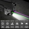 LIGHTWIN Green Purple Laser Beams with 600 Lumens Flashlight for Pistols, 3 in1 Laser Light Combo, Tactical USB Rechargeable Laser Sight, Strobe & Steady Flashlight for Picatinny Rail view 2