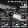 LIGHTWIN Green Purple Laser Beams with 600 Lumens Flashlight for Pistols, 3 in1 Laser Light Combo, Tactical USB Rechargeable Laser Sight, Strobe & Steady Flashlight for Picatinny Rail view 3
