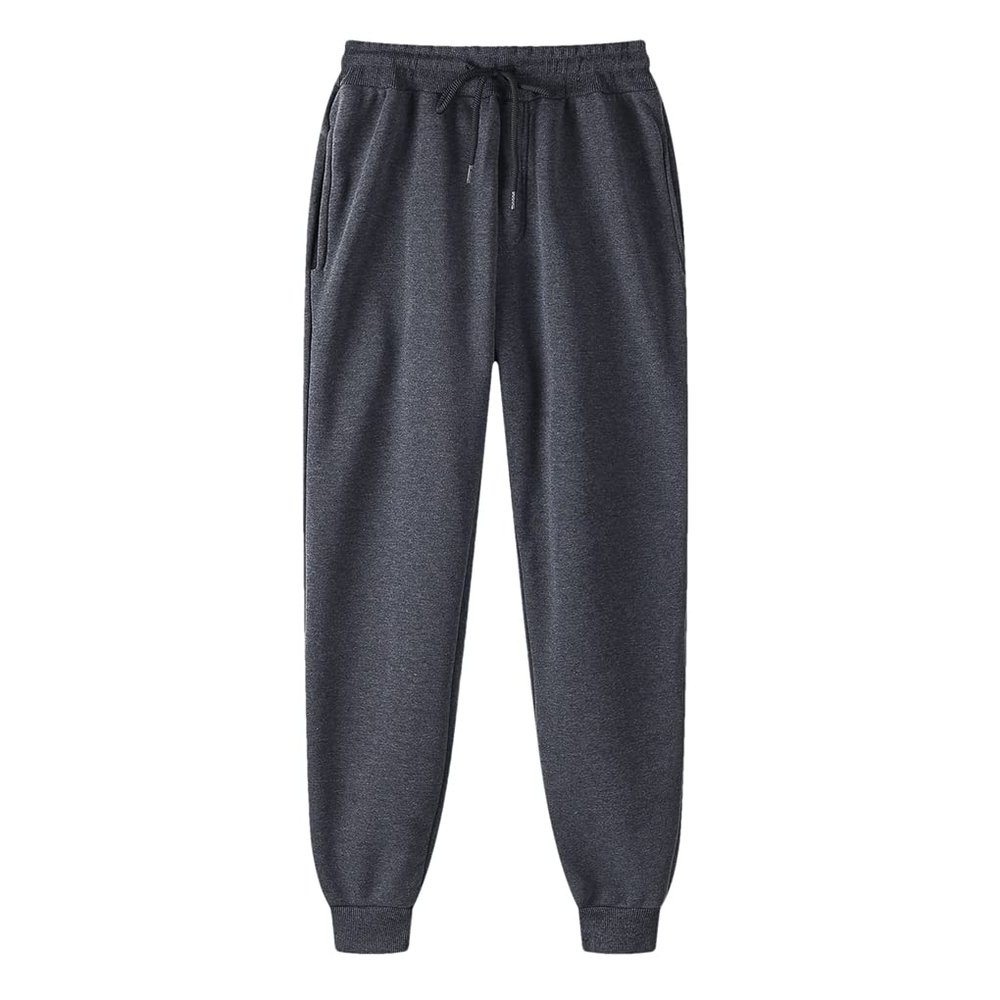 Dninmim Sweatpant Men/Women Causal Long Pants Men's Jogging Running Pant Dark Gray M