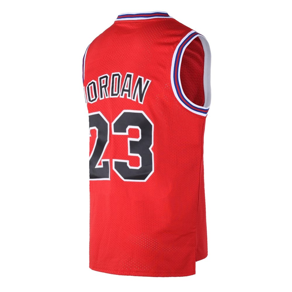 Rxiqeub Youth Basketball Jersey 90s Space Movie Jersey for Kids, Boy and Girl Shirts for School, Gift for Kids Red M