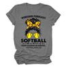 ARTECE Weekend Forecast Softball With No Chance Of House Cleaning Shirt Women Baseball Mom Tee Tops Funny Softball Lover Gift Dark Grey view 1