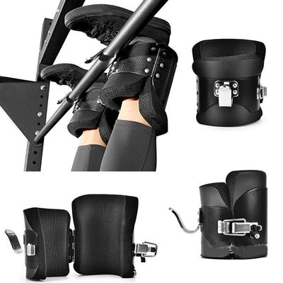 Alomejor Anti-Gravity Inversion Boots, Stainless Steel and NBR Construction, Heavy Duty 330lb Capacity, Padded Ankle Support for Fitness Training