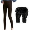Maternity Polar Fleece Leggings Pure Cotton high Waist Elastic (as1, Alpha, x_l, Regular, Regular, Black) view 1