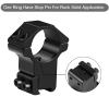 LONSEL 1'' Dovetail Scope Rings, 2Pcs High Profile & 2Pcs Medium Profile 1 Inch Scope Mount Rings for 11mm Dovetail Rails (Medium Profile - 2 Pack) view 4