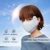 OH! ANY TIME ANY WEAR Sun Protection UPF 50+ UV Face Cover Summer Face Mask Neck Gaiter with Ear Loops SLN3M308 Light Blue view 2
