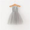 Baby Girls Tutu Dress Toddler Cotton Tutu Dress Infant Tulle Dresses Girl Sleeveless Princess Dress (Grey, 6-7 Years) view 2