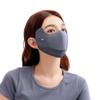OH! ANY TIME ANY WEAR Sun Protection UPF 50+ UV Face Cover Summer Face Mask Neck Gaiter with Ear Loops SLN3M308 Dark Grey view 4