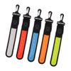 10x1.4 inch Backpack Reflective Strip Cycling Hiking School Bag LED Reflector Light Night Safety Warning Bag Tag (Silver) view 4