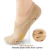 Gonii Womens No Show Socks Athletic Ankle Socks Cushioned Running Low Cut 5-8 Pairs view 2
