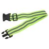 M METERXITY Reflective Belt Bands - High Visibility Safety Reflector Tape Gear, Apply to Cycling Running Night Walking(26x2 Inch, Green)