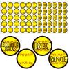 Crtiin 200 Pcs Baseball Softball Stickers 8 Sheets Self Adhesive Softball Award Decals Gifts for Boys Girls Helmet Stickers Accessories for Baseball, Batting view 1