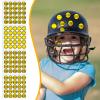 Crtiin 200 Pcs Baseball Softball Stickers 8 Sheets Self Adhesive Softball Award Decals Gifts for Boys Girls Helmet Stickers Accessories for Baseball, Batting view 2