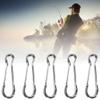 20pcs/Bag Hawaii Clips Stainless Steel Pin Fast Link Clip Fishing Tackle Accessories, Powerful Interlock Clips for Fishing(6#3) view 3