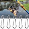 20pcs/Bag Hawaii Clips Stainless Steel Pin Fast Link Clip Fishing Tackle Accessories, Powerful Interlock Clips for Fishing(6#3) view 4