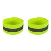 M METERXITY 2 Pack Reflective Bands - Safety Reflector Tape Strip, High Visibility Wide Lightweight Gear, Apply to Running Night Walking(11x1.5 Inch, Light Yellow) view 1