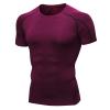 Cambkatl Men's Compression Shirts Short Sleeve Workout Running Gym Tops Slim Fitted Sports Base Layer Athletic Undershirts view 1