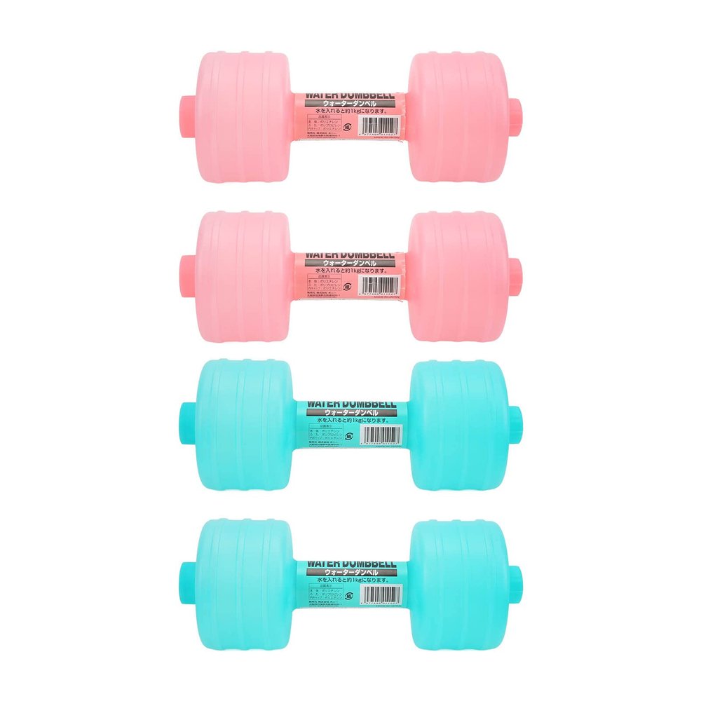 2Pcs W ter Filled Dumbbells Weight, djust ble for Home Office Gym Exercise, Body Sh Conduct Equipment for Strength Tr ining()
