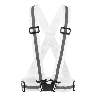 M METERXITY Reflective Vest - Adjustable Strip, High Visibility Safety Reflector Tape Safety Gear, Apply to Cycling Running Night Walking(1.5", White)