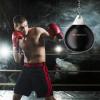Goplus Water Aqua Bag, 21'' 180 Pound /18 110 Pound Heavy Punching Bag with Adjustable Metal Chain, Water Injection Hose, Boxing Training Bag for Adults Fitness, MMA (Black-18, 110LBS) view 2
