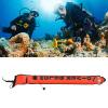 Cyrank Surface Marker Buoy, Diving Surface Marker with Reflective Tape Diving Underwater Inflatable Float SMB Surface Signal Buoy(Red) view 2