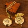 Personalized Compass Engraved Compass Brass Compass Valentine's Day Gifts Father's Day Mother's Day Custom Gift Brass Compass Gift for Graduation Anniversary Baptism Retirement Gift for Men Women view 2