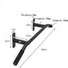 OSCCAR Pull Up Bar Home Exercise Bar Household Pull-up Bar, Wall-Mounted Steel Horizontal Bar, with Non-Slip Handle, Portable Multi-Function Indoor Fitness Equipment, Load 160kg view 2