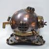 Divers Helmet Solid Steel & Aluminum Scuba Diving Helmet 18'' Diving Helmet Replica US Navy Mark V in Copper Antique Finish 16'' Lx12.5'' Wx17'' H view 1