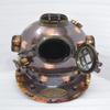 Divers Helmet Solid Steel & Aluminum Scuba Diving Helmet 18'' Diving Helmet Replica US Navy Mark V in Copper Antique Finish 16'' Lx12.5'' Wx17'' H view 2