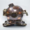 Divers Helmet Solid Steel & Aluminum Scuba Diving Helmet 18'' Diving Helmet Replica US Navy Mark V in Copper Antique Finish 16'' Lx12.5'' Wx17'' H view 3