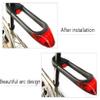 DULASP Anti-Theft Lock Bike U-Lock Heavy Duty Bike U Lock Bicycle Cycling Steel Bicycle Security Lock Bike Motorcycle Bicycle Security Lock Bicycle U-Shaped Lock view 2