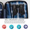 GONGKANGYUAN 4 Pack Shoe Bags for Travel Satin Fabric Shoe Bag with Drawstring for Men Women Travel Protecting Storing Shoes view 4