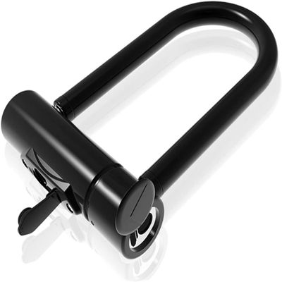 DULASP Bike U-Lock Heavy-Duty U-Shaped Electronic Fingerprint Lock Padlock USB Rechargeable Charging Key for Scooter Bicycle Glass Door U-Lock