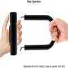 DULASP Bike U-Lock Heavy-Duty U-Shaped Electronic Fingerprint Lock Padlock USB Rechargeable Charging Key for Scooter Bicycle Glass Door U-Lock view 3