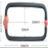 DULASP Anti-Theft Lock Bicycle Locks Bicycle Helmet Lock Bike U Lock with Combination Bicycle Locks High Security Children's Bicycle Lock Bicycle U-Shaped Lock view 4