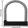 DULASP Locks Bike U Lock Heavy Duty Bike Lock U-Lock Riding Bicycle Lock for Bicycle, Motorcycle and More Anti-Theft Protection view 4