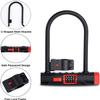 DULASP Bike U-Lock Password Code Bicycle U Lock Anti-Theft Road Bike Motorcycle Bike U Lock Steel Safety Heavy Duty Bicycle U-Locks U-Lock view 3