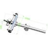 Recurve Bow Sight Archery Sights Aluminum Sight for Hunting Target Shooting Bow Accessory Blue view 3