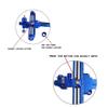 Recurve Bow Sight Archery Sights Aluminum Sight for Hunting Target Shooting Bow Accessory Blue view 4